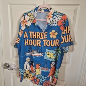 Blue Graphic Men's Shirt